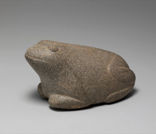 Weight in the shape of a frog, 2000-1600 BC. Diorite or andesite. Babylonian, Mesopotamia. Via The M