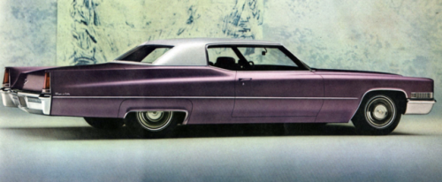 frenchcurious:Billboard Top 1969 - Cadillac Coupe DeVille - 5703 $ - source The Daily Drive.