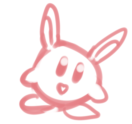 rubynymph:kirby and pupu for @deency.. obviously i spent hours on kirby it is my masterpiece im stil