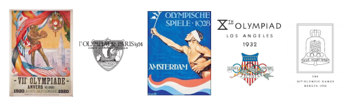 joshawooott:  Logos of the Games of the Olympiad of the modern eraAthens 1896 | Paris 1900 | St. Louis 1904 | London 1908 | Stockholm 1912 Antwerp 1920 | Paris 1924 | Amsterdam 1928 | Los Angeles 1932 | Berlin 1936 London 1948 | Helsinki 1952 | Melbourne