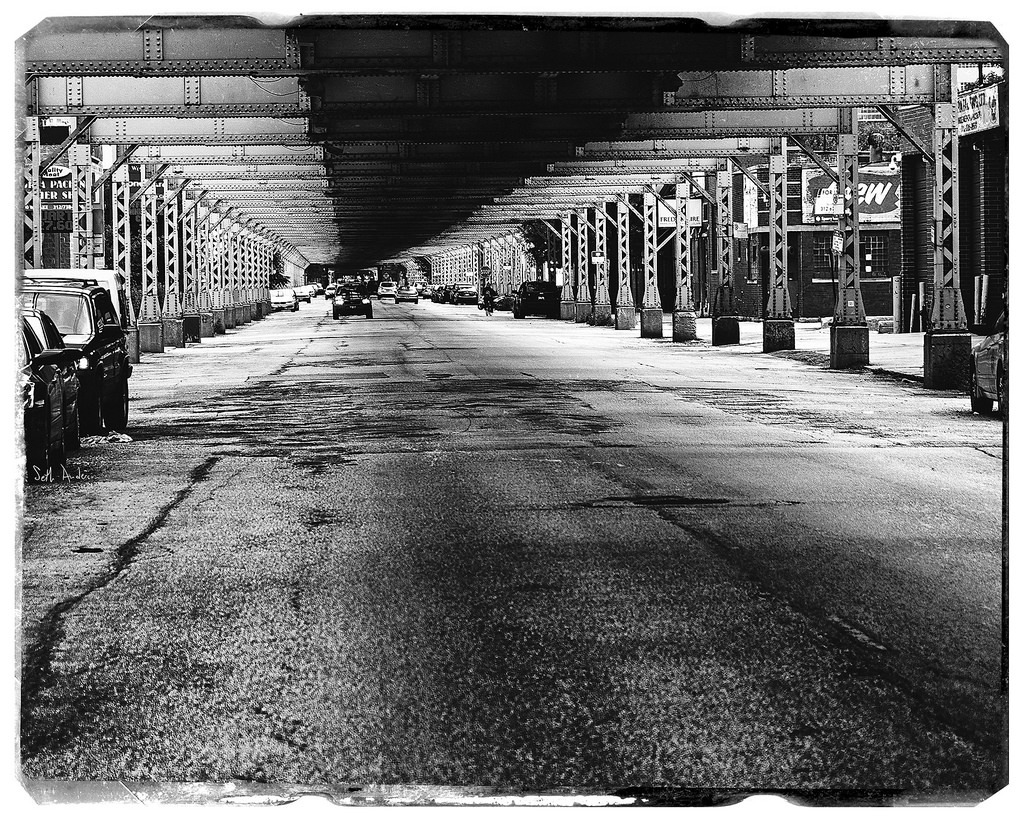 There Is Nothing Really To Turn Off -
Lake Street under the El, West Loop, photo number 30, give or take… -
embiggen by clicking here:
http://ift.tt/1qDgJmW
I took this photo on August 10, 2014 at 11:54AM