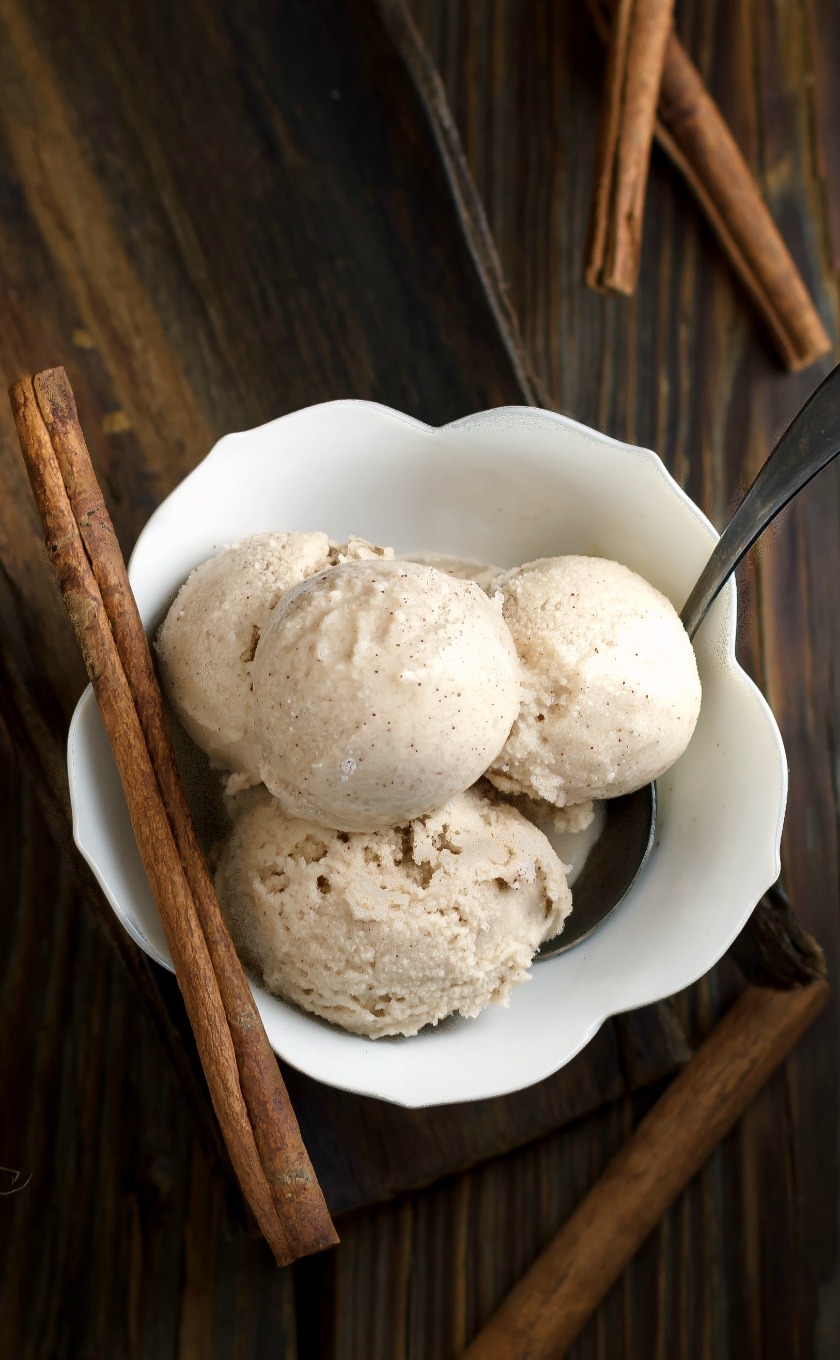 veganfoody:  Coconut Milk Cinnamon Ice Cream 