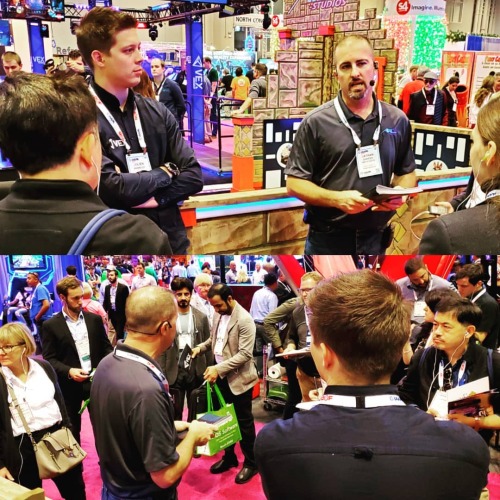 Our fearless leader Lathan and Julien from #VEXVR giving a speech about our exciting attractions and offerings at #IAPPA2019!! (at Iaapa Attraction Expo, Orlando)
https://www.instagram.com/p/B5Dyd5Ugosr/?igshid=14gq76qjqjwgd #vexvr#iappa2019