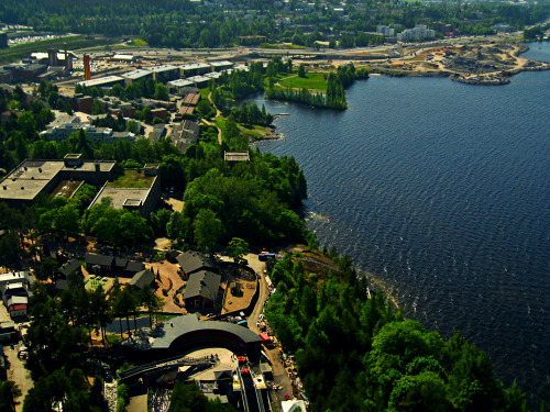 #TAMPERE IMPRESSIONSTampere from above looks even more amazing in summer. I just love the view from 