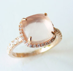 ringscollection:  VDay SALE - Rose Quartz