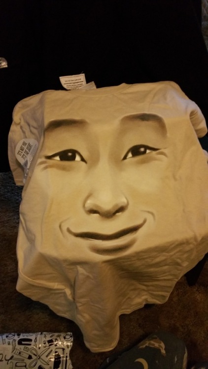 neeseeart:Did I ever show you the Habu shirt I made for my S.O.’s birthday this year? It’s haunting.
