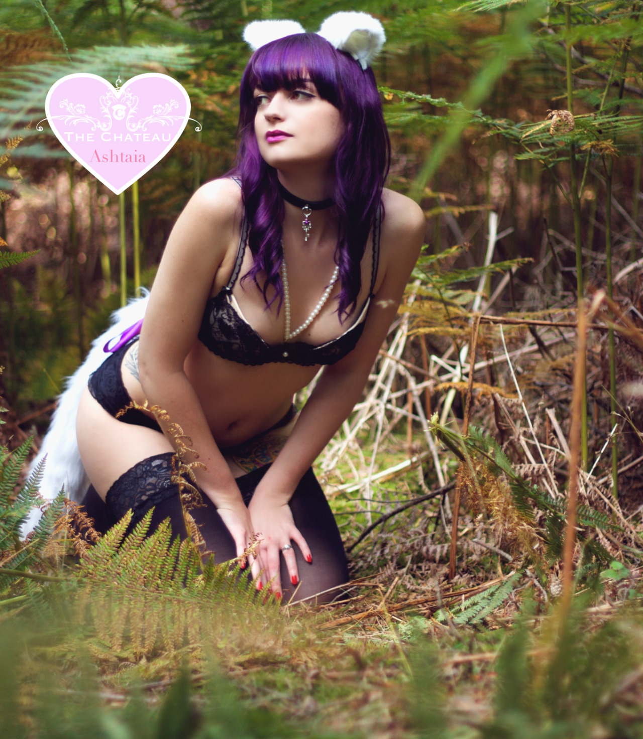 catgirlmanor:  Kitten Ashtaia, one of our newest models at The Chateau. 