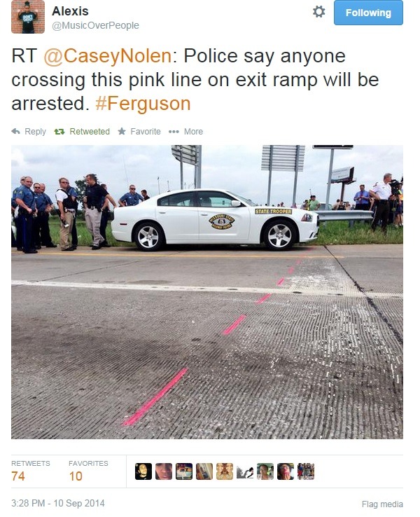 nezua:  iwriteaboutfeminism:  Ferguson protesters gather for highway shutdown. Part