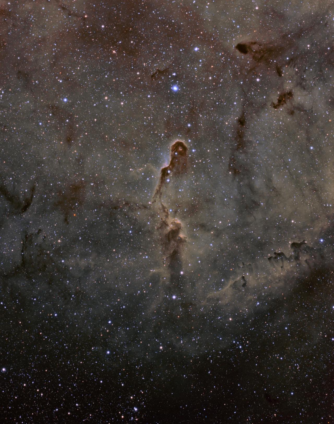 just&ndash;space:  The Elephant Trunk Nebula js