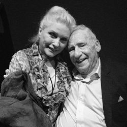 forever-blondie:  Debbie Harry and Mel Brooks