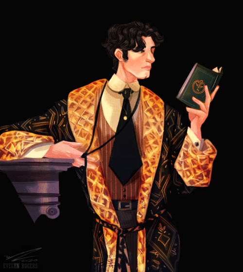 fishfingersandscarves:leyendecker study feat. the birthday boy ✨