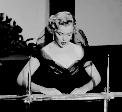 normajeanebaker: Marilyn Monroe presents the Oscar for Sound Recording at the 23rd