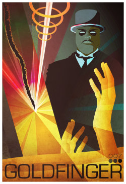 Thepostermovement:  Goldfinger By Gabriel The Fuzz