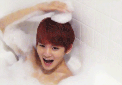 changrick:  ‘they shower for 2-3 hours, soaking in the tub. they always play together.’ r: i like taking bubble baths… c: yes, we have fun. 