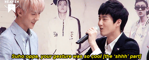 baekaid-o:  Sehun oppa and his fan ~ 