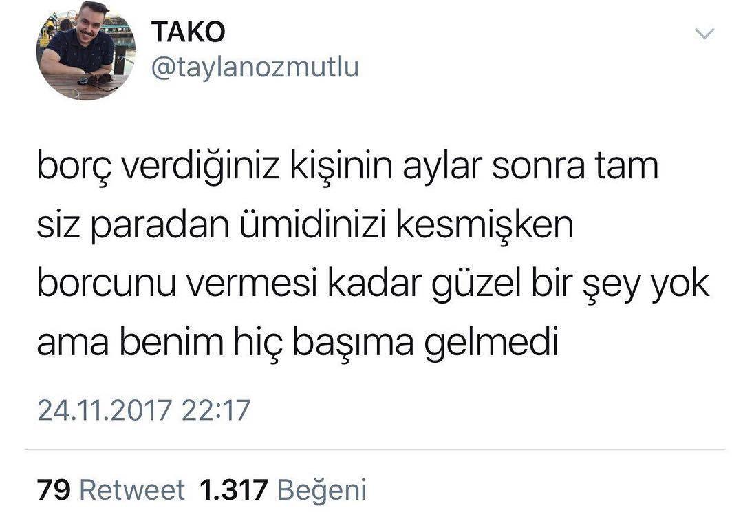 borç verdiğiniz kişinin...