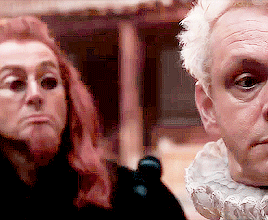 professor-quirrell:1601 || The Present Day Aziraphale coaxing Crowley into doing something nice for 