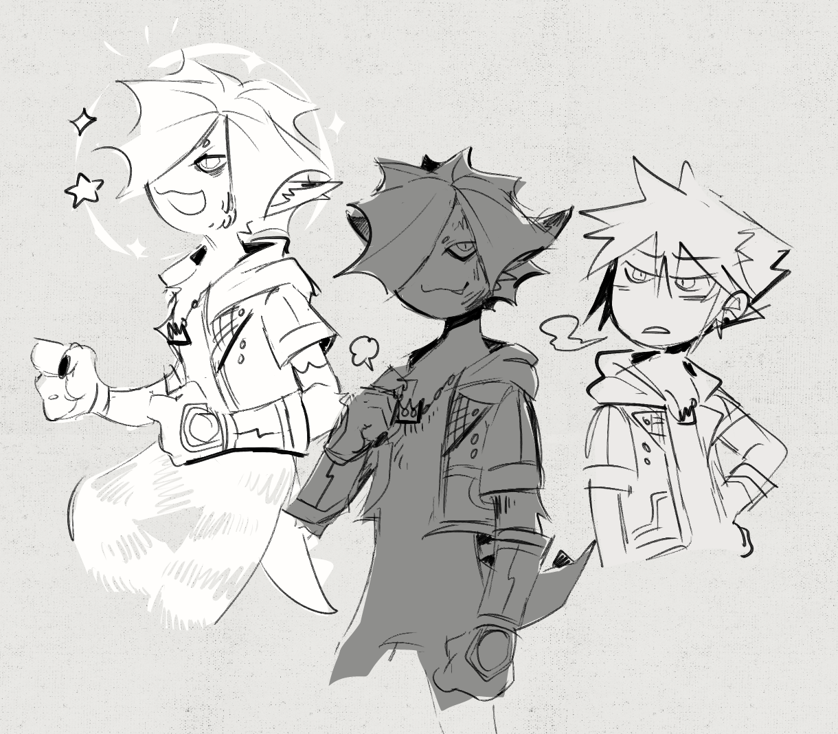 punkray:  lovely monster boys