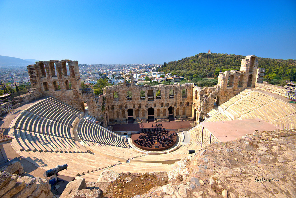 Odeon of Herodes Atticus in Athens, Greece (by stephen pham) / http://picstreet.fr