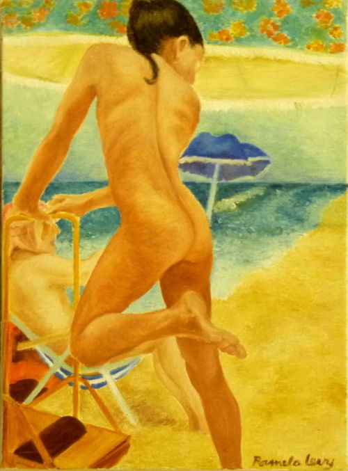 Pamela Levy (Israeli, 1949–2004)Girl nude at the sea