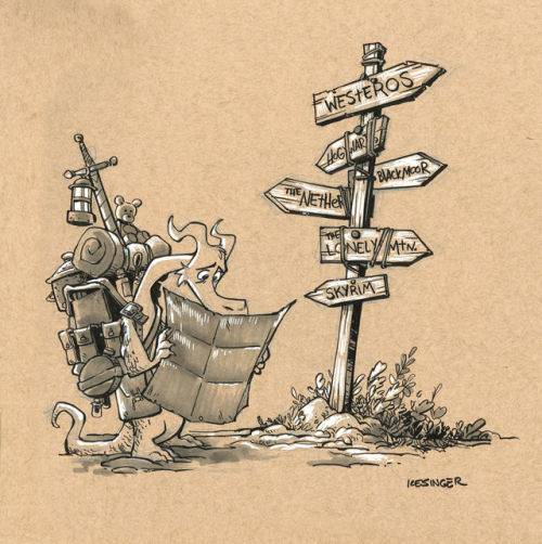 shiraglassman: pr1nceshawn: Dragons Like You Don’t Usually See Them by Brian Kesinger. Th