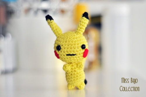 pixalry:  Pokemon Amigurumi - Created by Miss Bajo All of the items seen above are handmade and available to order from her Etsy Shop. 