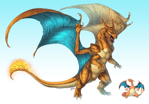 renecampbellart:Realistic Pokémon Interpretations - Part OnePART TWOFavourite three Pokémon per type