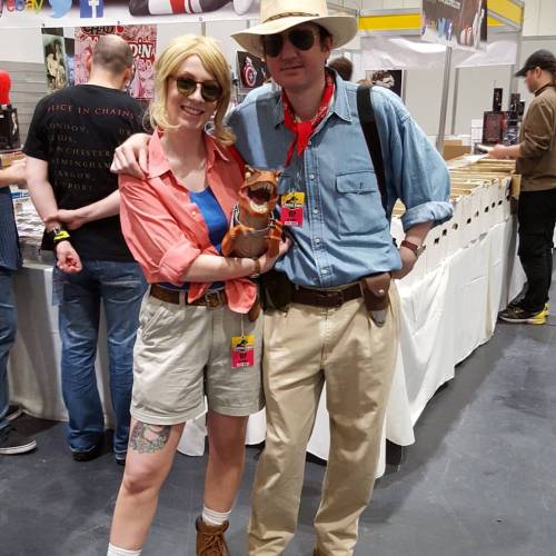 The Award Winners For The Most Original Cosplay Of The Con In My Humble Opinion! #jurassicpark #cosplay