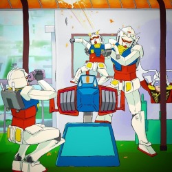 gunjap:  G-Family Problems . . . #ガンダム #gundam  #gunjap #mecha #anime #manga #japangundam #gunpla #gandamu #ganpura  #gunplacanada #gunplausa #rx782gundam #rx78