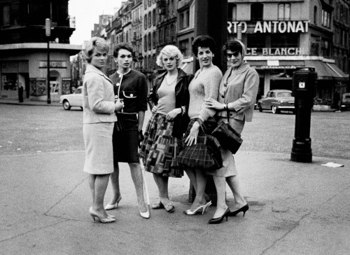 thelgbthelpline:Photo of trans-women in the late 1950’s living in the red light district, from the S