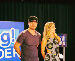 The cast of Arrow at SDCC 2013