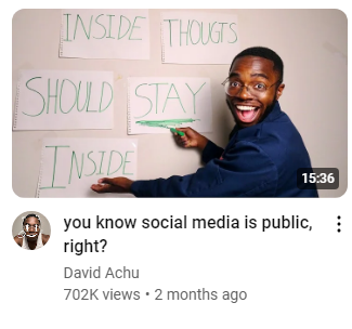 Youtube What Are You Trying To Say
