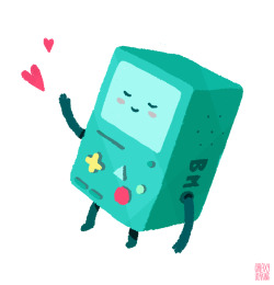 galaxyspeaking:Will you BMO Valentine ? (BMO’s game is smooth as hell)