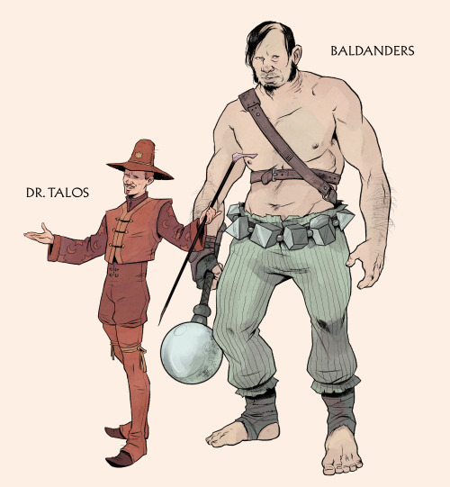 Book of the New Sun: Baldanders and Dr. TalosThese designs have been finished for some time, just ha