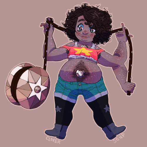 cloversoup: I DREW A SMOKEY!!!!!!! a character that is fat, nonbinary, and freckled???? of course i
