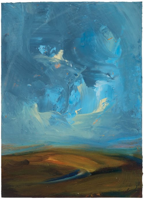 thunderstruck9:  Peter Frie (Swedish, b. 1947), Eliopainting #17, 2009. Oil and wax on panel, 15 x 10.8 cm.