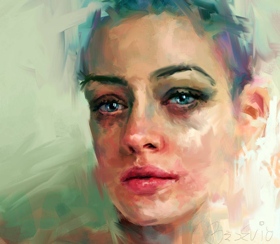 graphigeek: Expressive Portraits by Ivana Basevic Ivana Besevic emulates the style