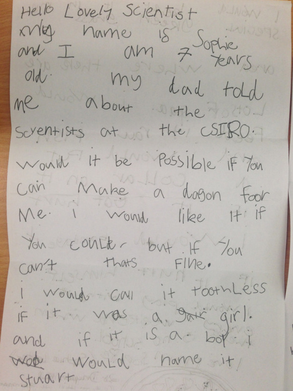scienceofsarcasm:  When a little girl asked her parents for a pet dragon for Christmas
