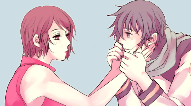 kaito-and-meiko:  By waffle.