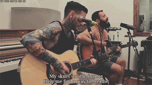 cry-now-watch-him-die:  This Wild Life // Bring Me The Horizon - Sleepwalking Acoustic Cover (x) 