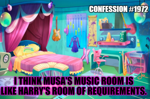 “I think Musa&rsquo;s music room is like Harry&rsquo;s room of requirements.”