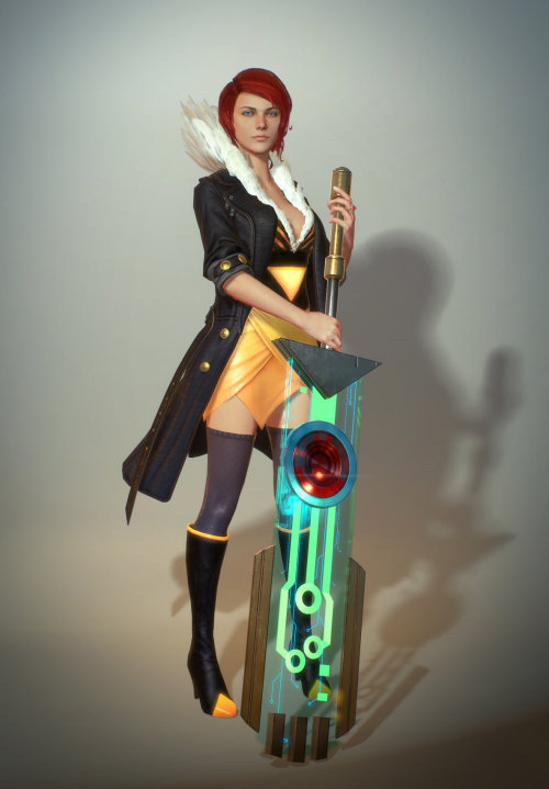 cyberclays:  Transistor: Red - fan art by chang-gon shin 