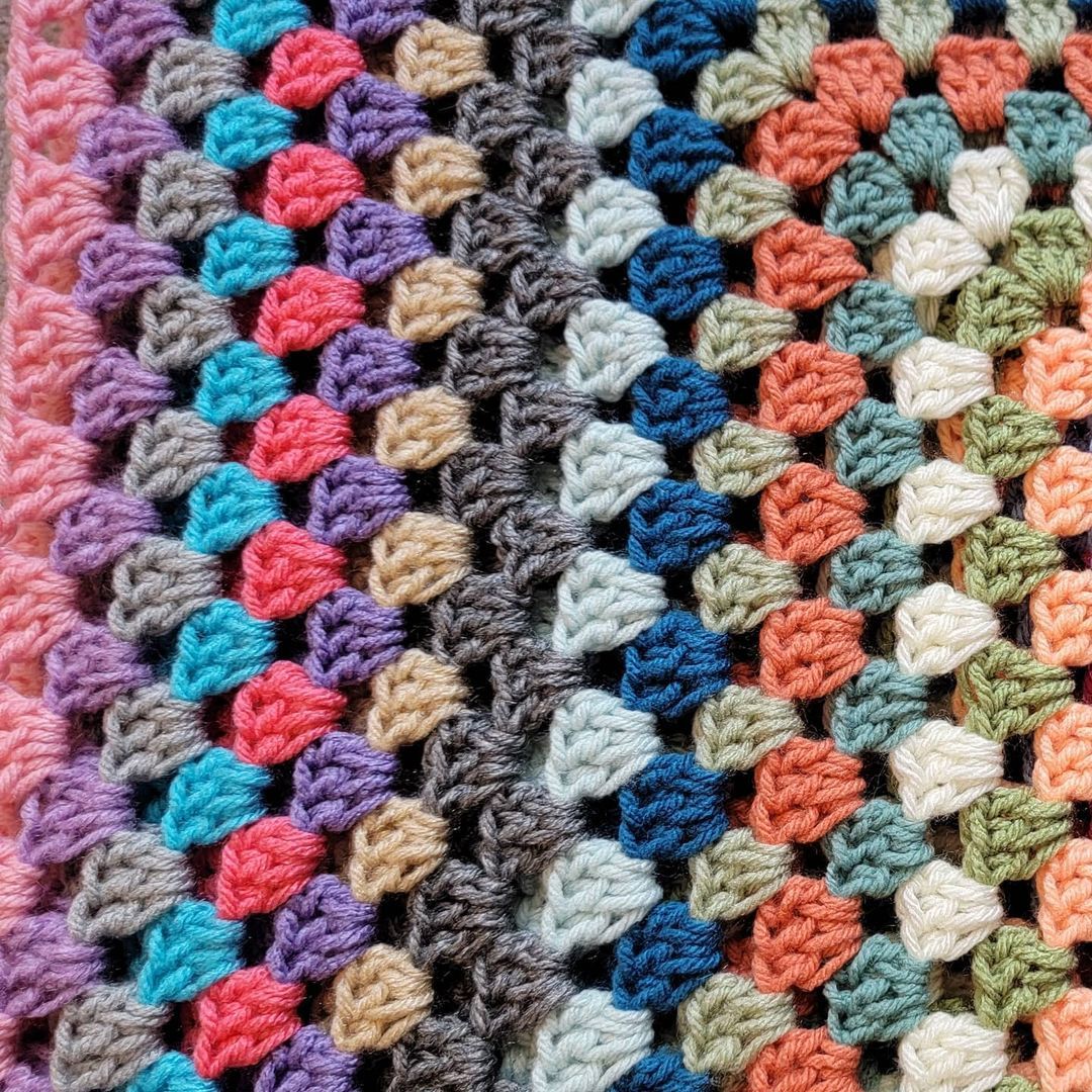 Crochet Me Lovely — Kaleidoscope Crochet Granny Blanket - STYLESIDEA