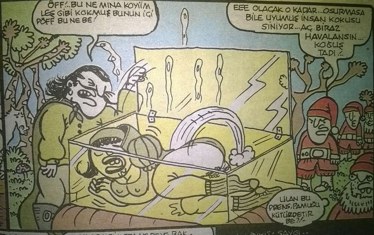 - Öff!.. bu ne .mına...