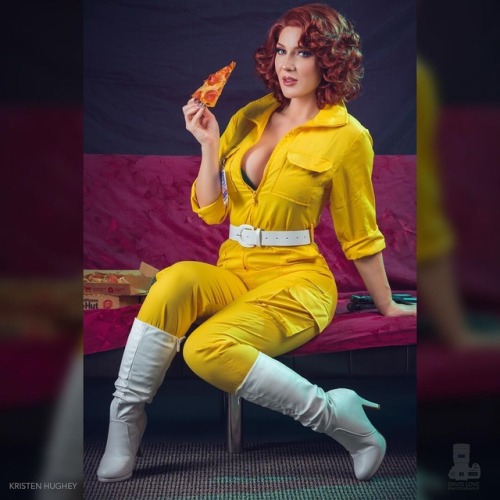 April O’Neil from the Teen Age Mutant Ninja Turtles by Kristen Hughey