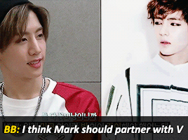 bwibelle:  *adds Mark to V’s list of idol friends*