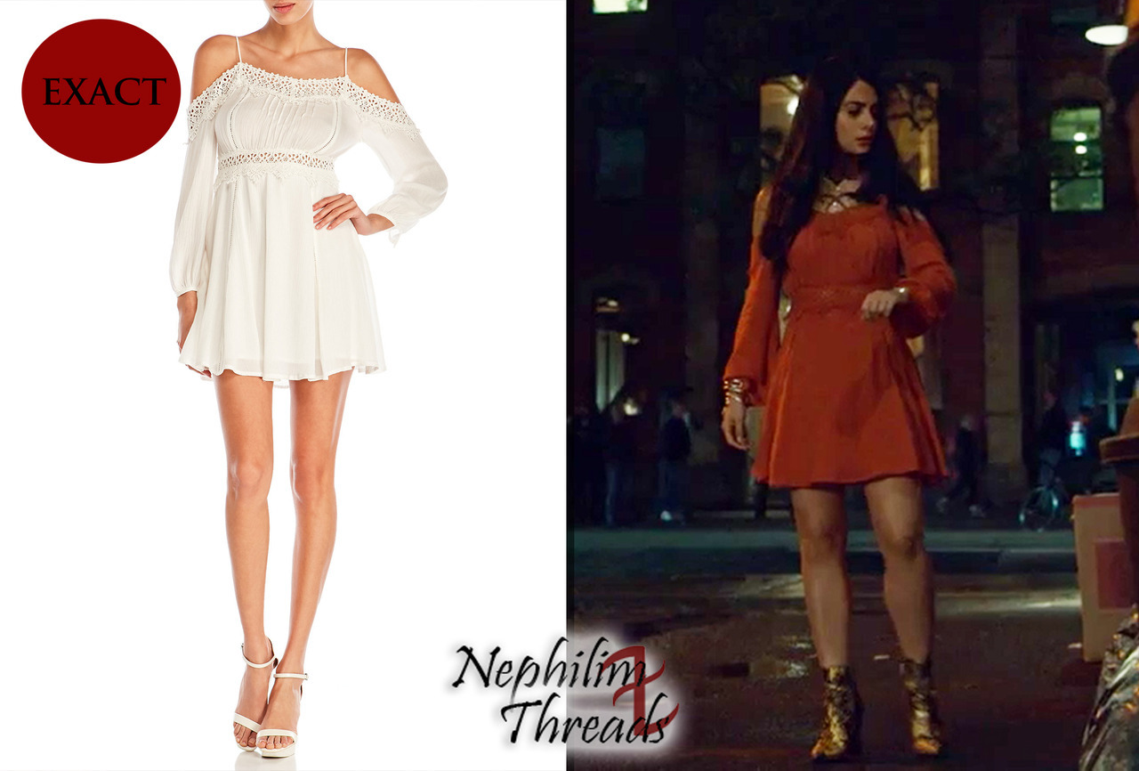 Lush Off The Shoulder Lace Trimmed Dress 88 00
