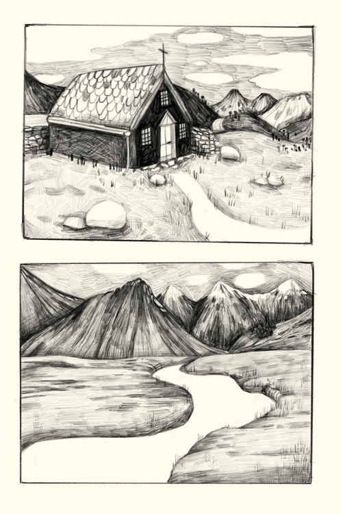 I started to draw and study landscapes&hellip; and I fell in love with it instantly. 