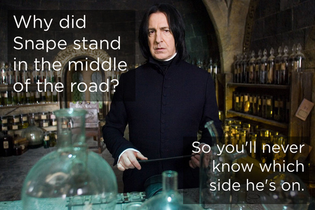 buzzfeed:  With the help of Reddit, here are some great jokes that only Harry Potter