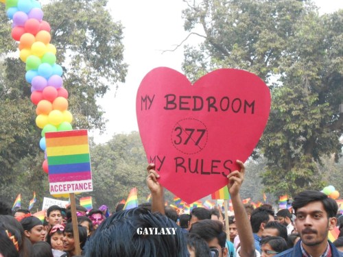 supernatasha:My favorite signs from Delhi Pride:1. Desi Sex, Angrezi Kanoon2. Modiji, Mere Man Ki Ba